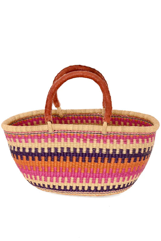 Rectangular shape hand made basket